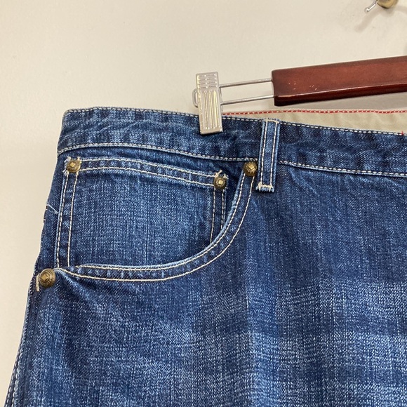 Marithe Francois Girbaud Jeans Mens 40 x 28 Blue Wide Leg Baggy 90s Hip Hop - Picture 5 of 13